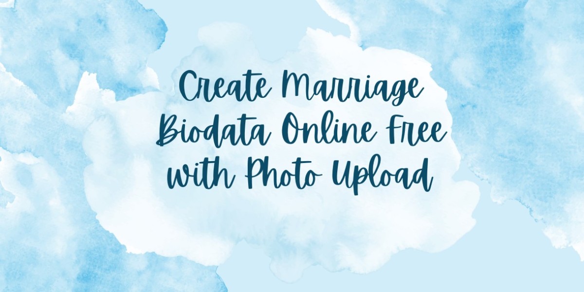 Create Marriage Biodata Online Free with Photo Upload