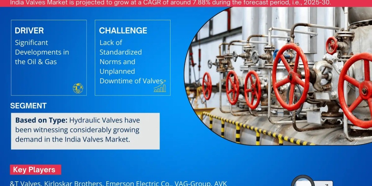 India Valves Market Analysis 2025–2030: Size, Share & Future Outlook