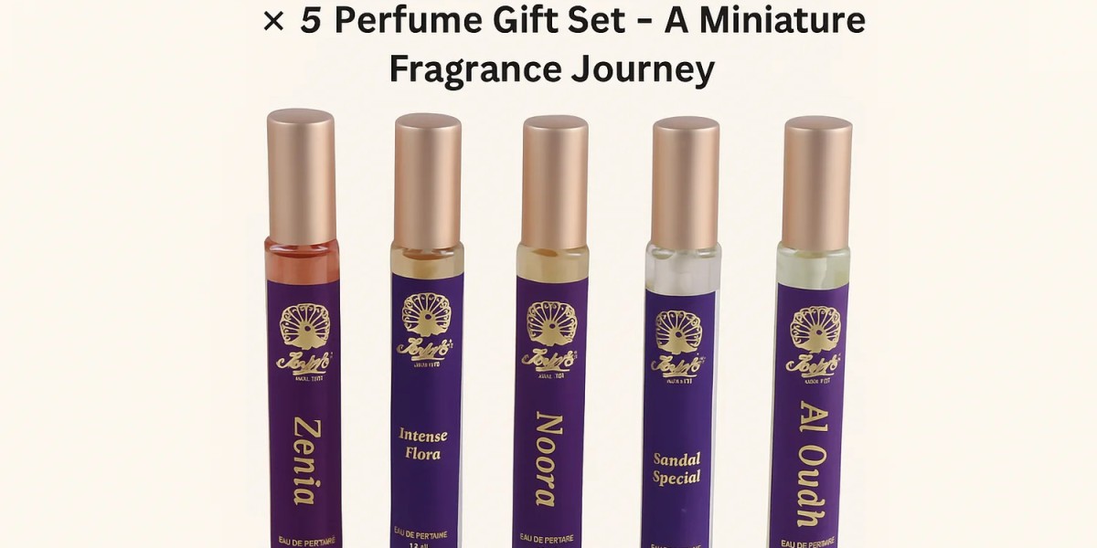 Unveil Luxury: Jain Perfumers 10 ml × 5 Perfume Gift Set – A Miniature Fragrance Journey